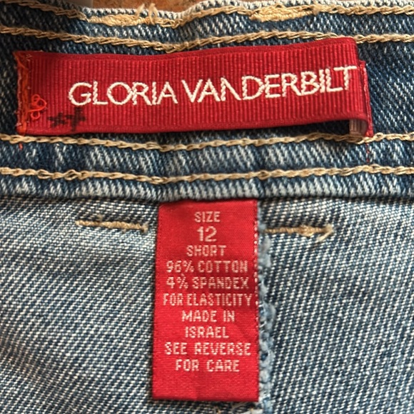 NWT NEW GLORIA VANDER BLUE JEANS 12 S women’s comf lycra! - Picture 5 of 6